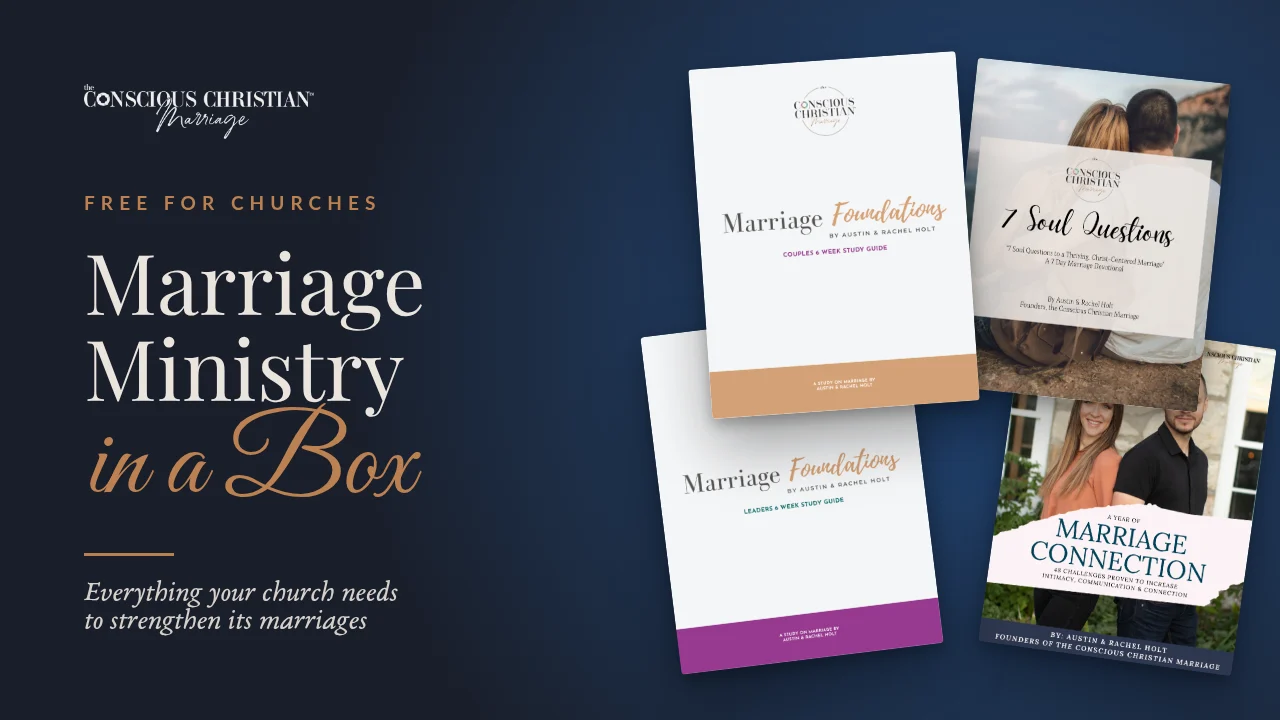 Marriage Ministry in a Box: Marriage Foundations workbooks, 7 Soul Questions, and A Year of Marriage Connection
