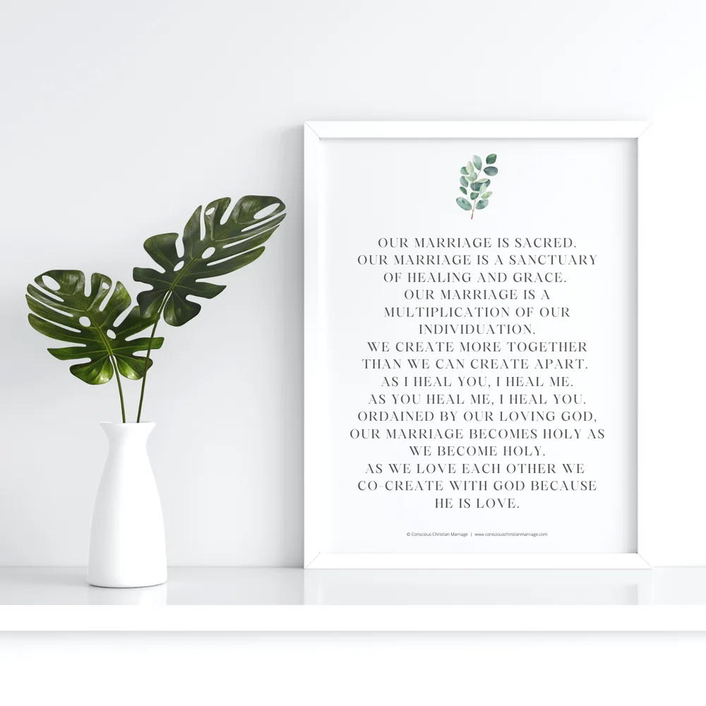 Our Marriage Is Sacred Poster